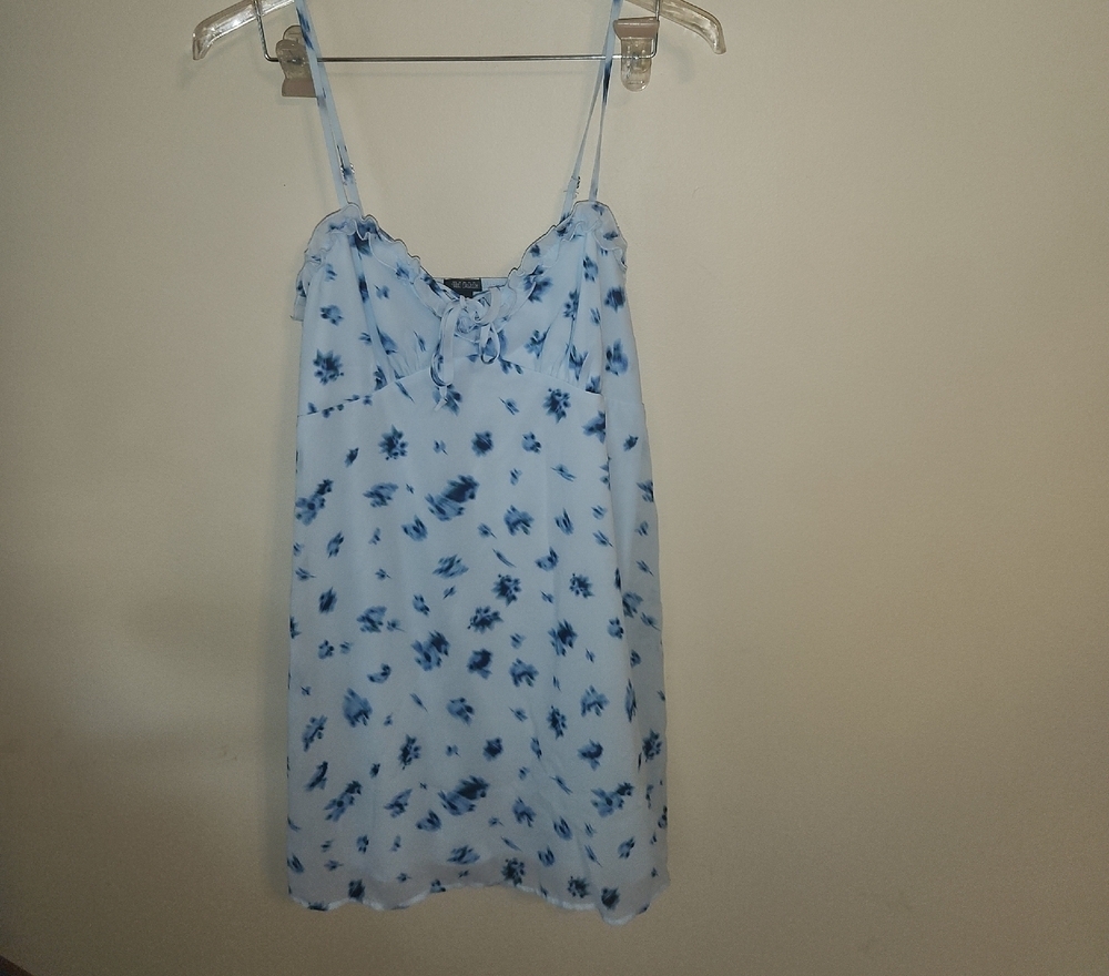 Wild Fable Light Blue Floral Top